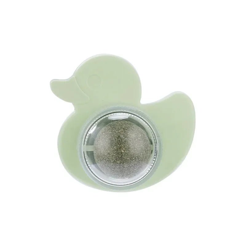 Cats Toys Natural Catnip Cat Rotatable Licking Catnip Wall Ball Toy Freshen Breath Remove Hair Balls Cat Accessories Pet Supply - Furbury