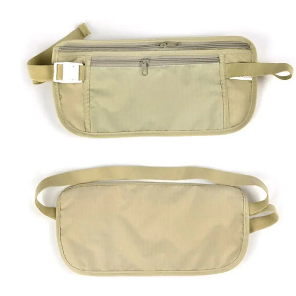 Cloth Waist Bags Travel Pouch Hidden Wallet Passport Money Waist Belt Bag Slim Secret Security Useful Travel Bags Chest Packs - Checkouts UK