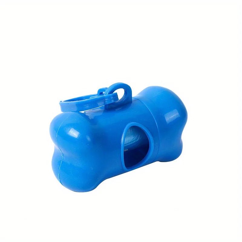 Colorful Bone - Shaped Dog Poop Bag Dispensers With 1 Disposable Bags, Portable Pet Waste Holder, For Outdoor Walks And Training - Furbury
