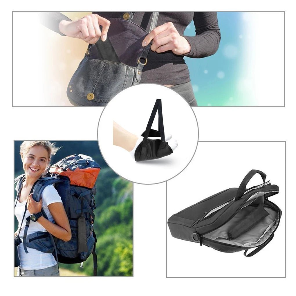 Comfy Hanger Travel Airplane Footrest Hammock Made with Premium Memory Foam Foot Patio Furniture Hanging Chair Swing Camping - Checkouts UK