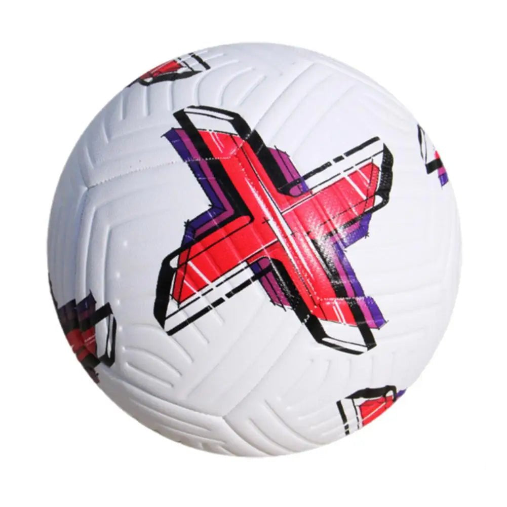 Competition Level Football Professional Size 5 Rubber PU Match Group Training Football Unisex Soccer Thickened Adult Child - Checkouts UK