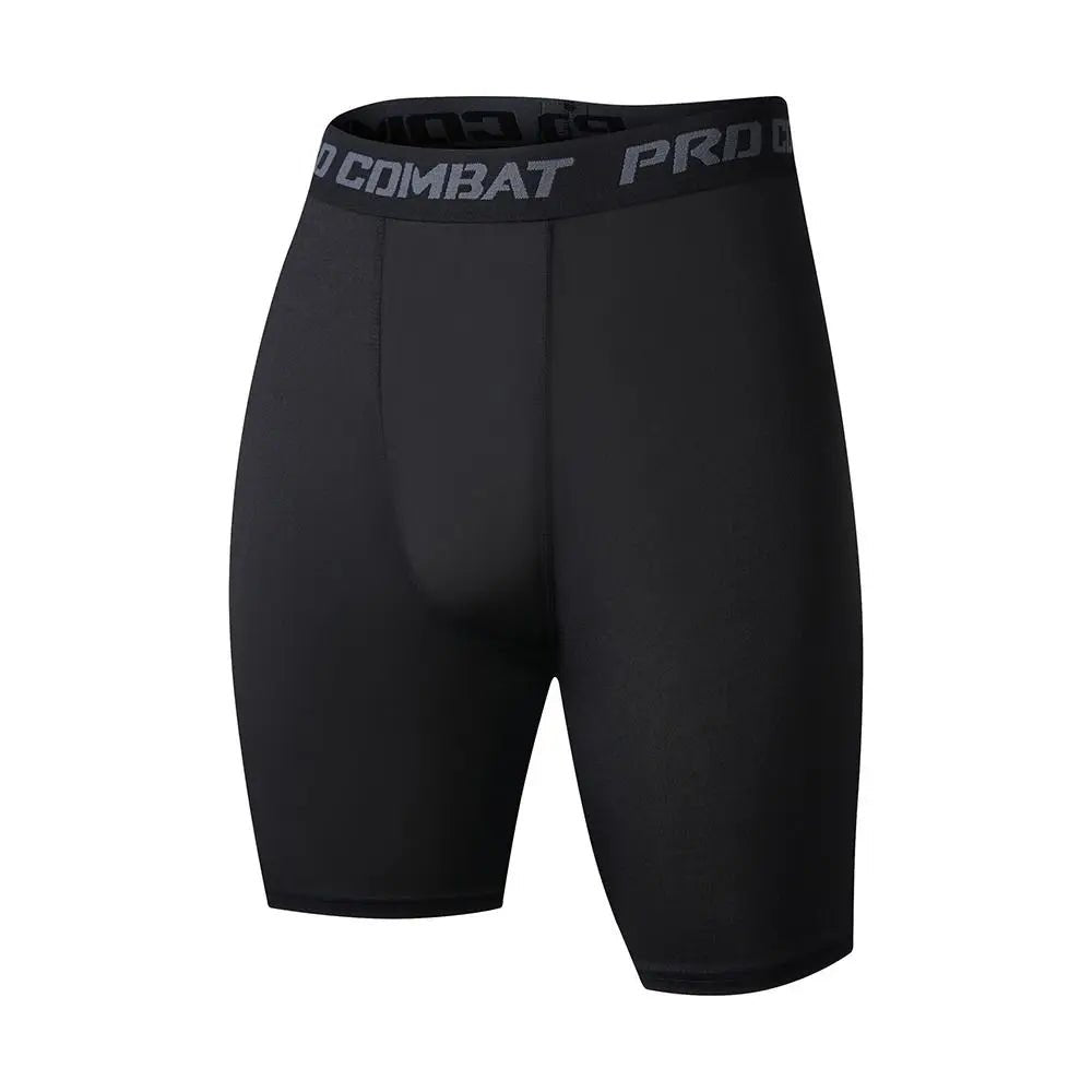 Compression Shorts Men Spandex Sport Shorts Basketball Legging Athletic Workout Running Performance Baselayer Underwear - Checkouts UK