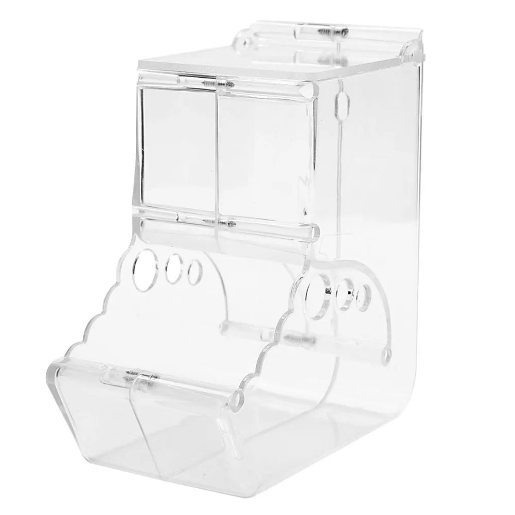 Cute Hamster Samll Animal Automatic Pet Food Feeder Transparent Safe Food Bowl - Furbury