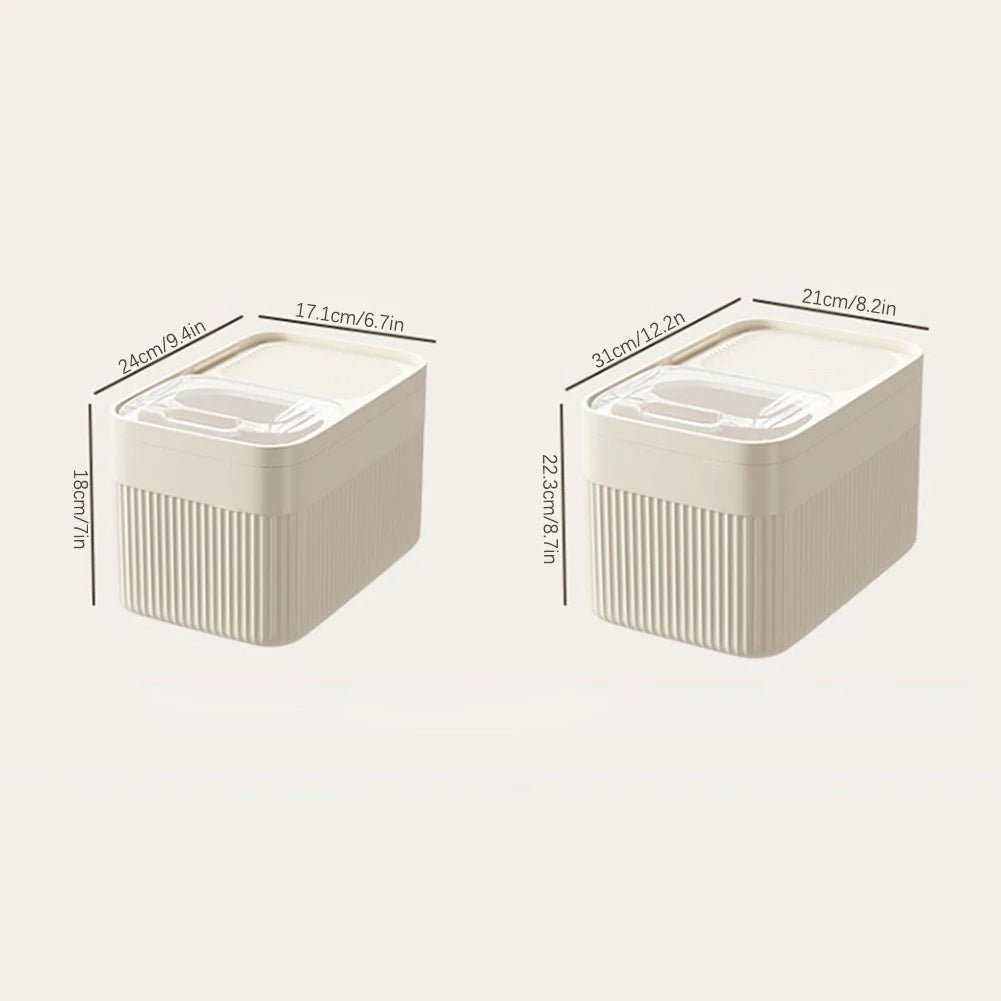 Dog Food Storage Container With Airtight Lid 5/10/15l Large Capacity Moisture Proof Dog Cat Dry Food Bin For Pet Supply Storage - Checkouts UK