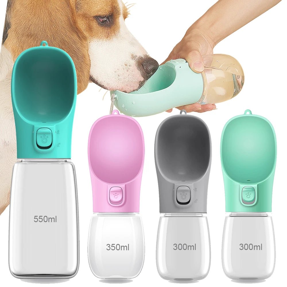 Dog Water Bottle For Pet Dogs Cats Water Feeder Bowls Outdoor Travel Leakproof Puppy Drinking Container Pug Chihuahua Labrador - Checkouts UK