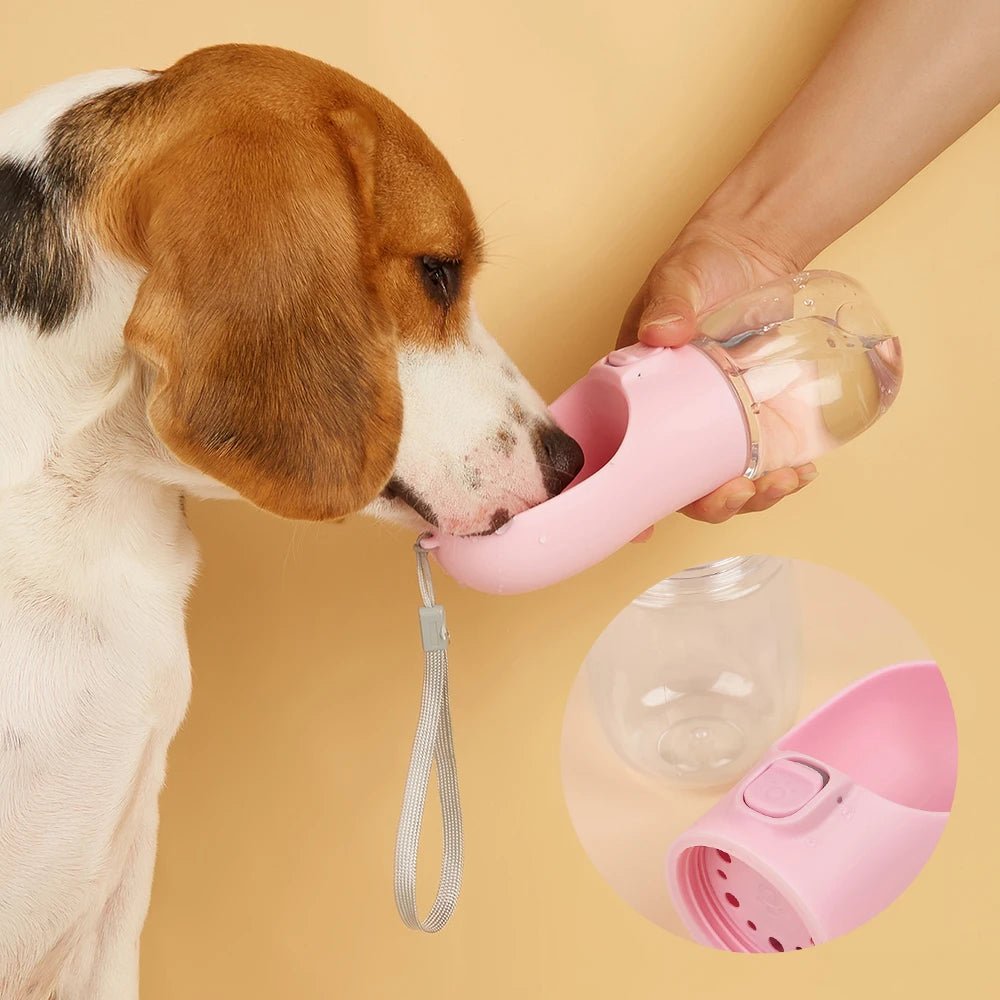 Dog Water Bottle For Pet Dogs Cats Water Feeder Bowls Outdoor Travel Leakproof Puppy Drinking Container Pug Chihuahua Labrador - Checkouts UK