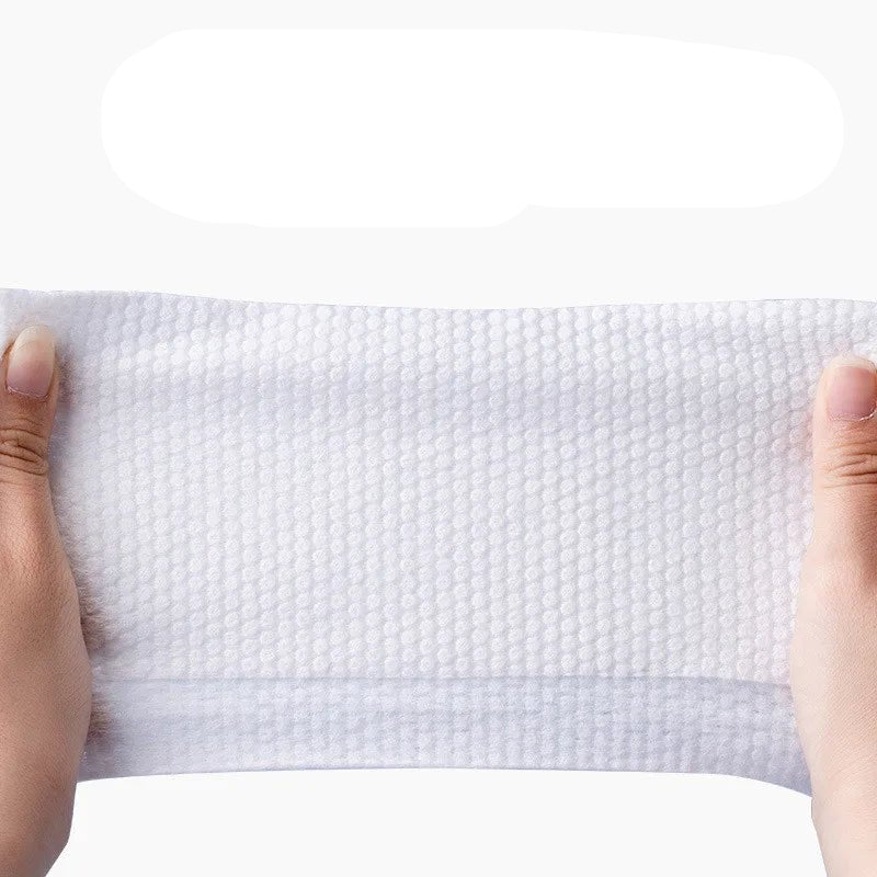 Extra Thick Disposable Facial Towels - Gentle and Absorbent Cotton Makeup Remover Wipes - Checkouts UK
