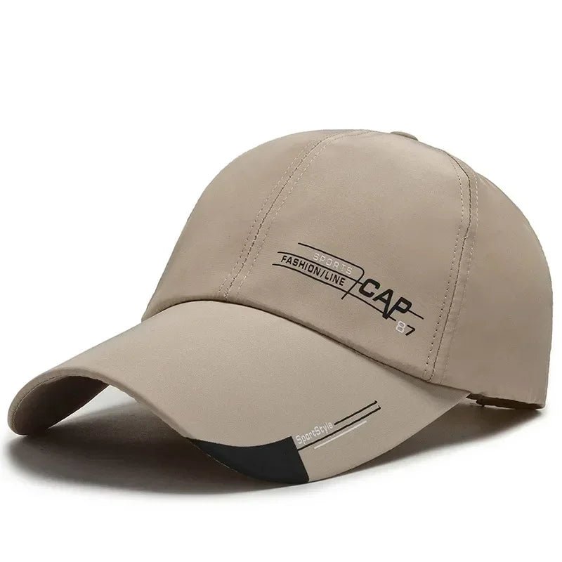 Fashion Adjustable Baseball Cap Sports Caps Solid Sun Hat Casual Snapback Hat Outdoor Nylon Hip Hop Hats for Men Women Unisex - Checkouts UK