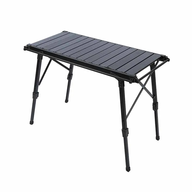 Folding Camping IGT Table Wood Portable Lightweight Camp BBQ Grill Table Removable Outdoor Picnic Fishing Camping Table - Checkouts UK
