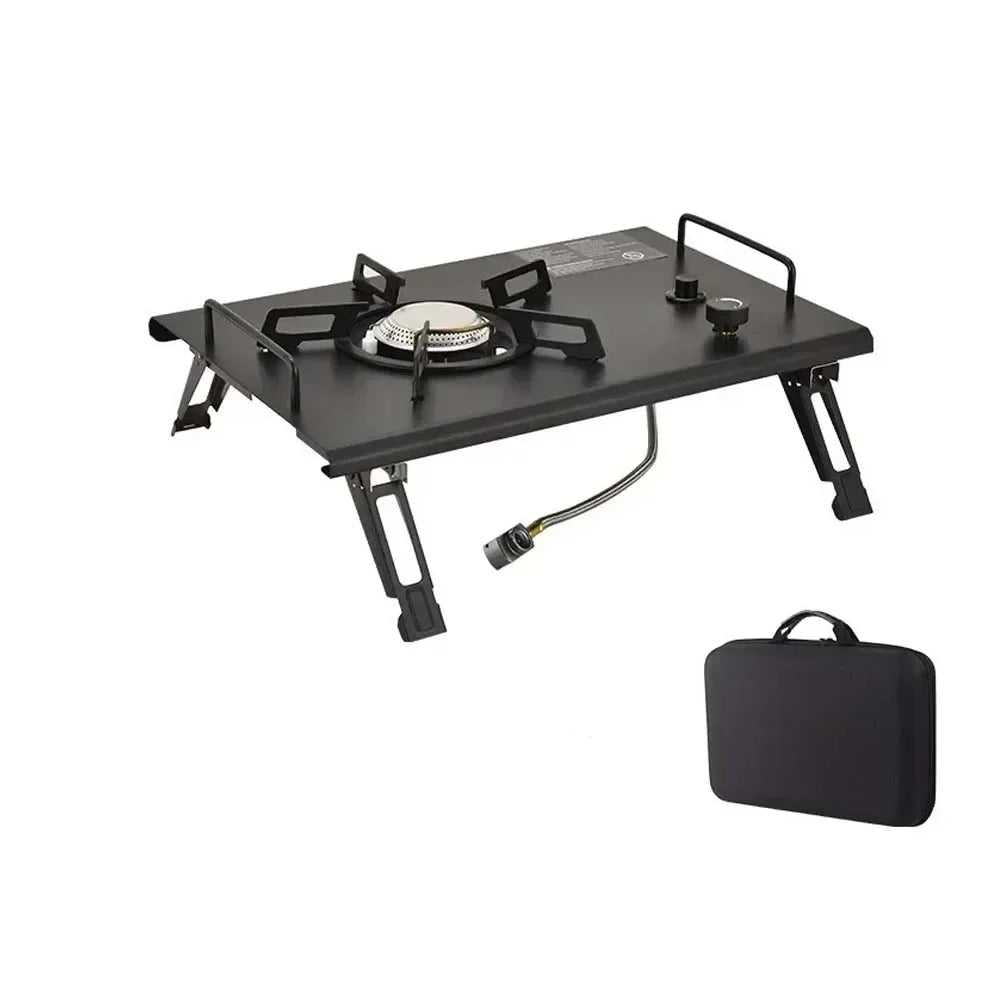 Folding Camping IGT Table Wood Portable Lightweight Camp BBQ Grill Table Removable Outdoor Picnic Fishing Camping Table - Checkouts UK