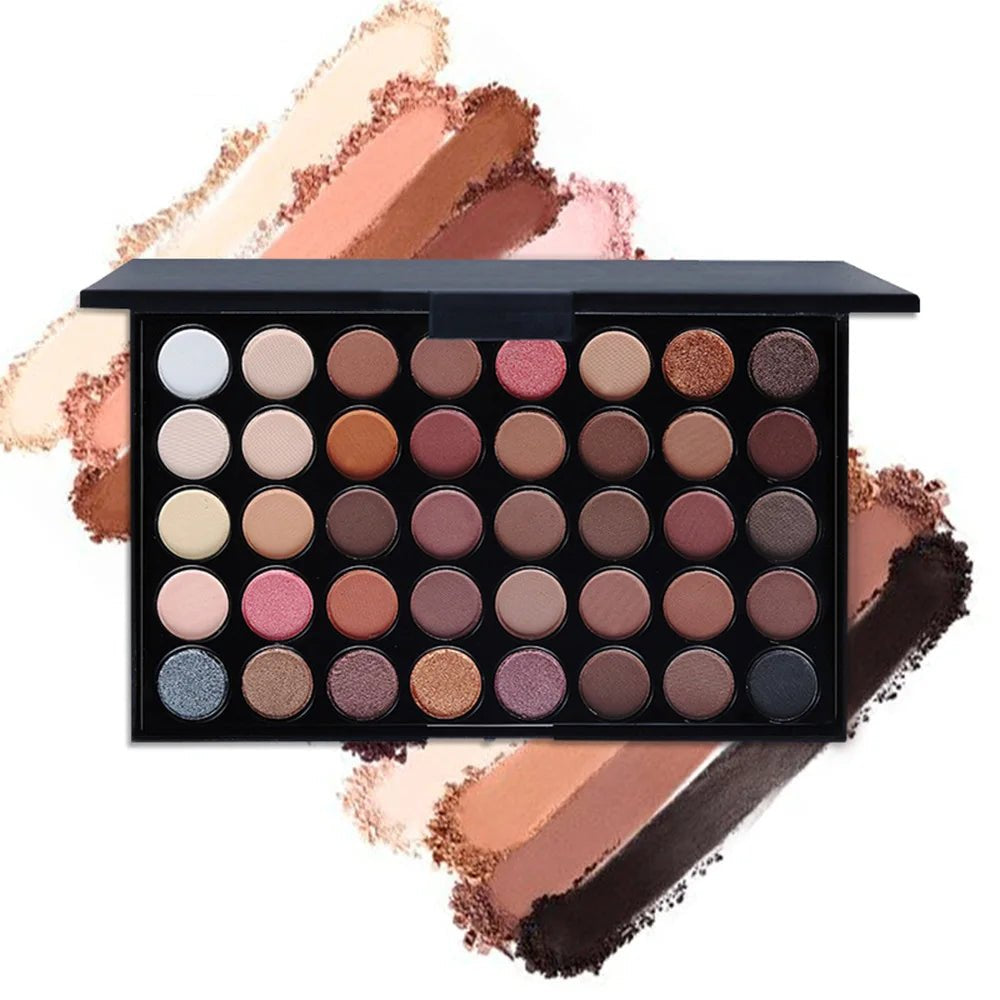 Full Makeup Set Lipstick Eyeshadow Eyeliner Highlight Korean Cosmetics Kit Make - up for women Makeup Puff Eyebrow Pencil - Checkouts UK