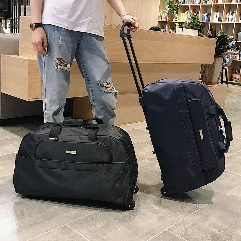 Large Capaci Lage Bag Travel Bag Handheld Carry - On Suitcase Lightweight ort Trip Bag for Men And Women Ox Cloth Pu... - Checkouts UK