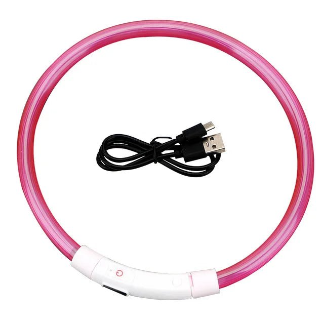 Led Dog Collar Luminous Usb Cat Dog Collar 3 Modes Led Light Glowing Loss Prevention LED Collar For Dogs Pet Dog Accessories - Checkouts UK