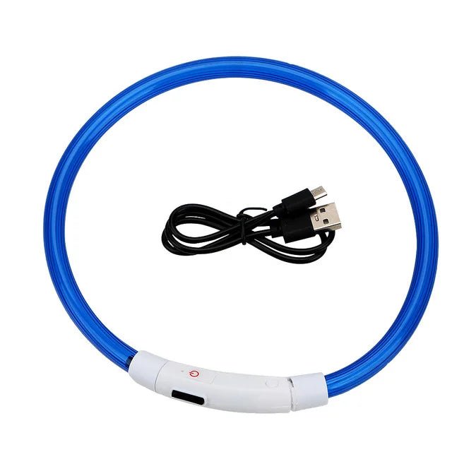 Led Dog Collar Luminous Usb Cat Dog Collar 3 Modes Led Light Glowing Loss Prevention LED Collar For Dogs Pet Dog Accessories - Checkouts UK