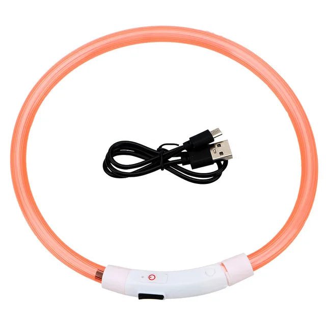 Led Dog Collar Luminous Usb Cat Dog Collar 3 Modes Led Light Glowing Loss Prevention LED Collar For Dogs Pet Dog Accessories - Checkouts UK