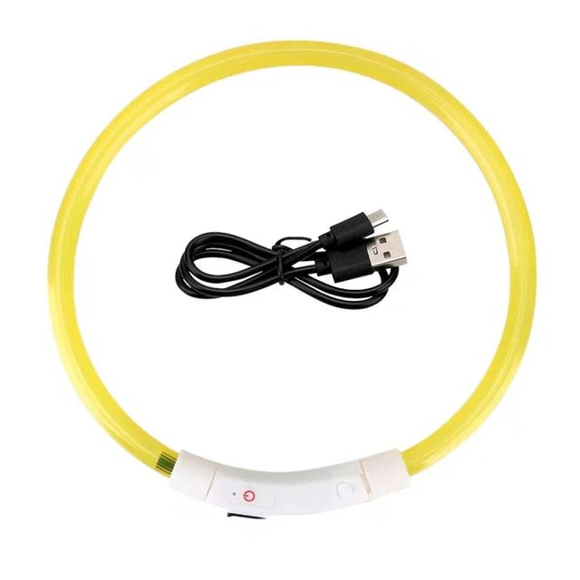 Led Dog Collar Luminous Usb Cat Dog Collar 3 Modes Led Light Glowing Loss Prevention LED Collar For Dogs Pet Dog Accessories - Checkouts UK