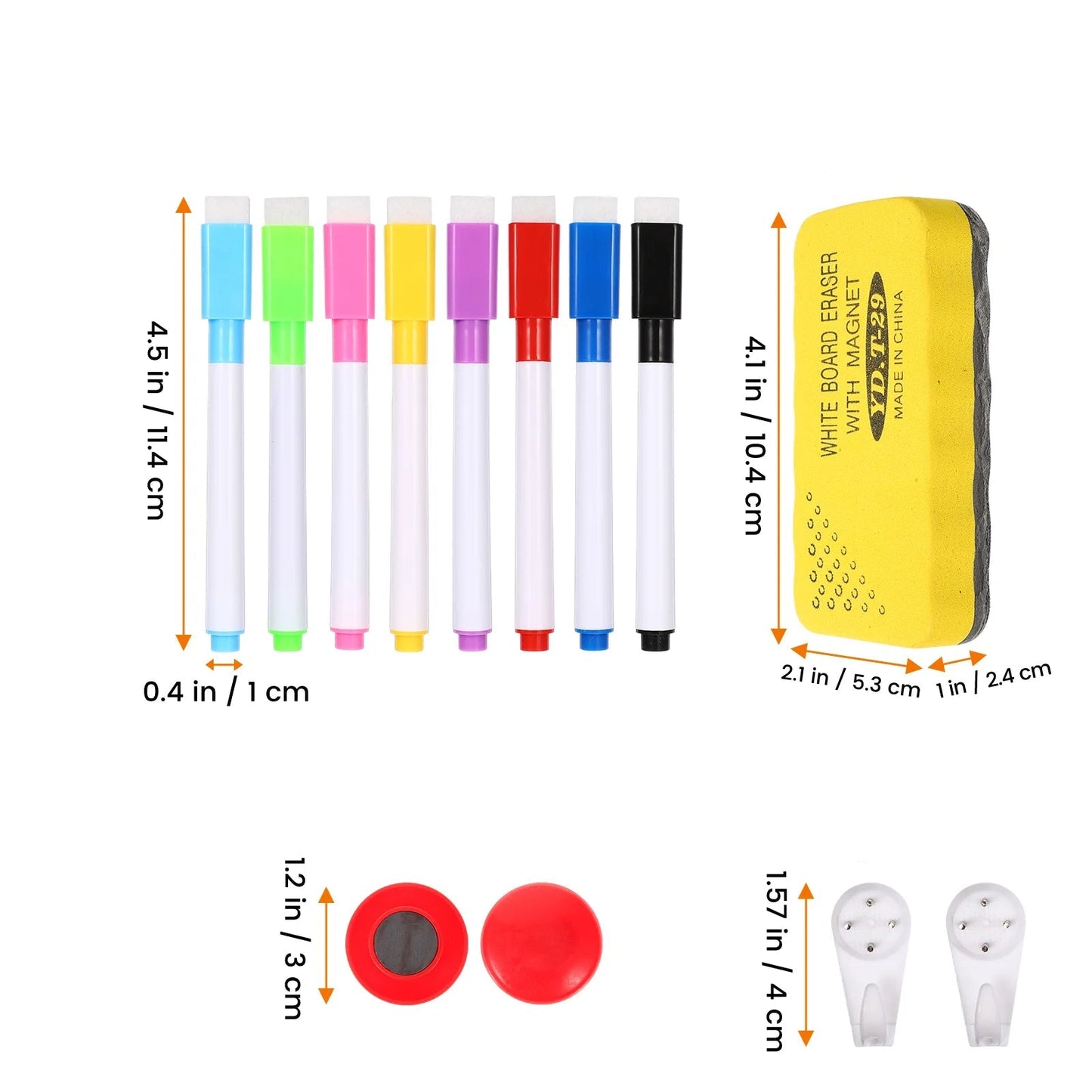 Magnetic Board Whiteboard Accessories Kits Pen Supply Hook Accessory Parts Office - Checkouts UK