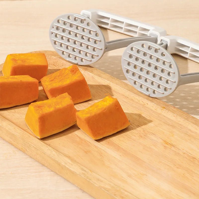 Manual Potato Masher Durable Potato Ricer Kitchen Vegetable Masher With Non - Slip Handle Fruit Juicer Kitchen Gadgets - Checkouts UK