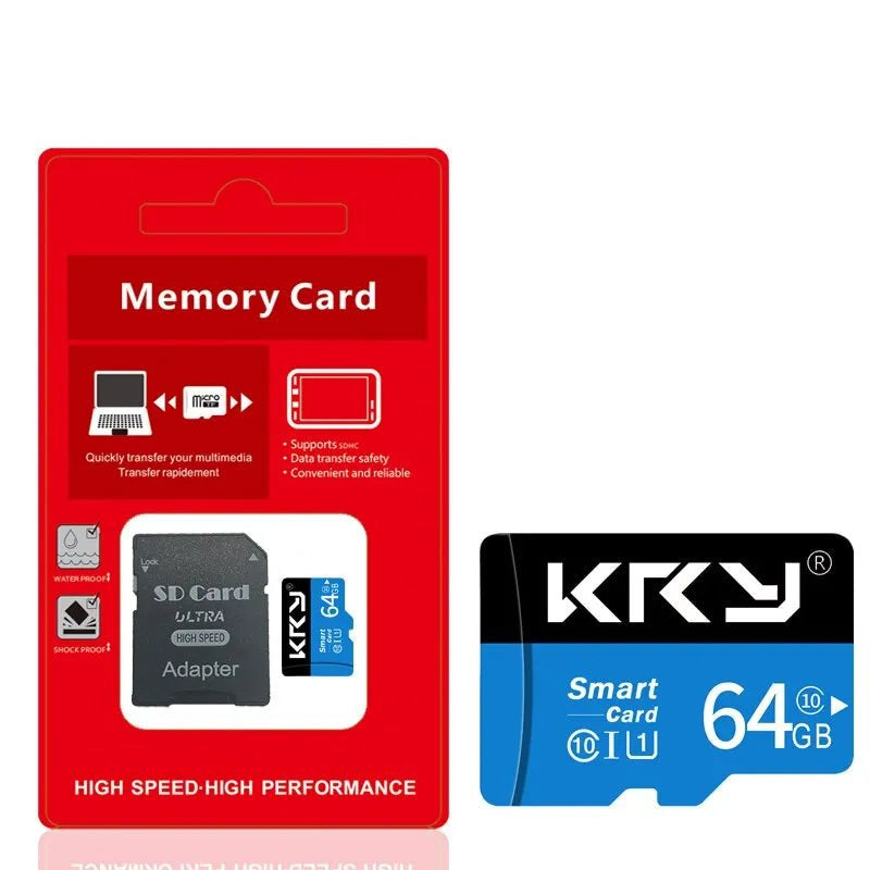 Micro Memory SD Card 128GB 32GB 64GB SD Card SD/TF Flash Card 32 64 128GB Class 10 Memory Card For Phone - Checkouts UK