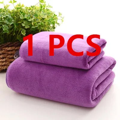 Microfiber bath towel, super large, soft, high absorption and quick - drying, sports, travel, no fading, multi - functional use - Checkouts UK