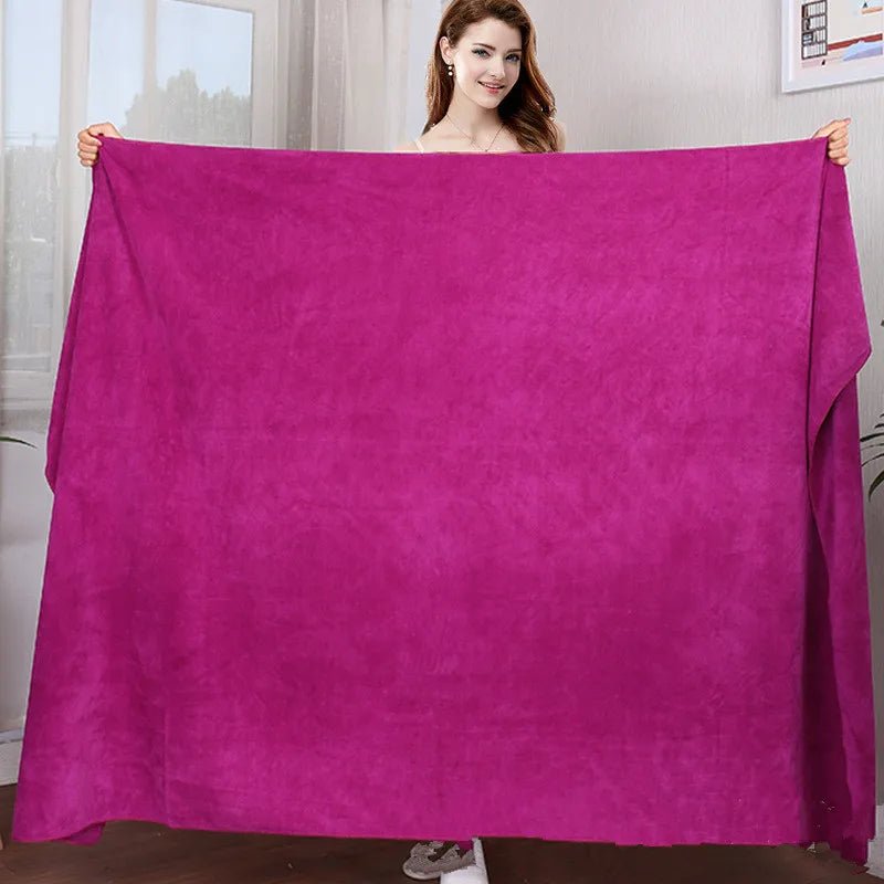 Microfiber bath towel, super large, soft, high absorption and quick - drying, sports, travel, no fading, multi - functional use - Checkouts UK