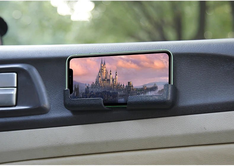 Multifunction Car Phone Mount Cell Phone Holder Lightness Portability No Space Occupy Stand Auto Interior Accessories - Checkouts UK
