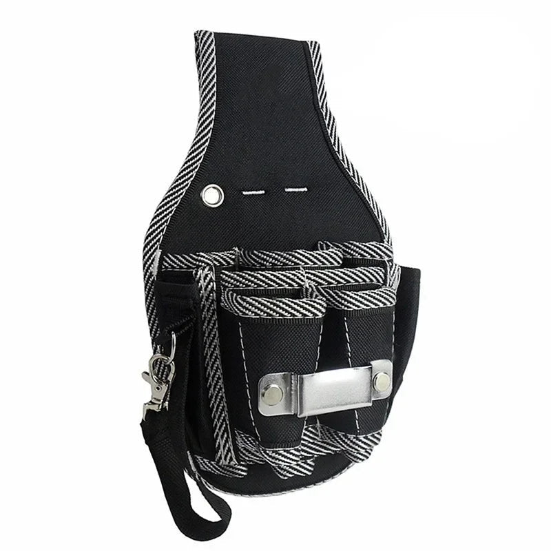 Multifunctional Tool Bag Nylon Fabric Tool Belt Screwdriver Kit Holder Tool Bag Pocket Pouch Bag Electrician Waist Pocket Case - Checkouts UK