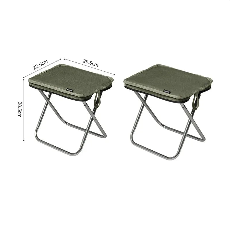 Naturehike 2024 New Camping Chair Portable Lightweight Outdoor Aluminum Chair High Load Travel Foldable Beach Fishing Chair - Checkouts UK