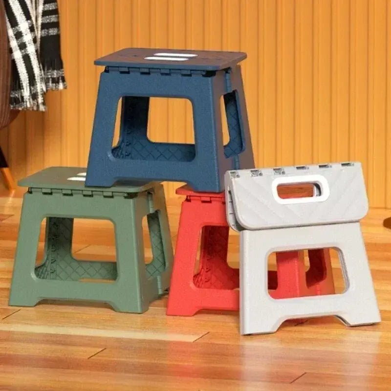 New Adult Children Portable Folding Stool Thickened Plastic Saddle Chair for Outdoor Activities and Fishing Gifts Party Favors - Checkouts UK