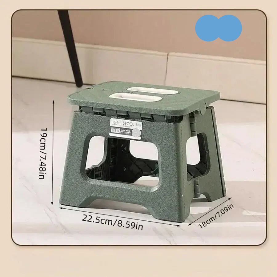 New Adult Children Portable Folding Stool Thickened Plastic Saddle Chair for Outdoor Activities and Fishing Gifts Party Favors - Checkouts UK