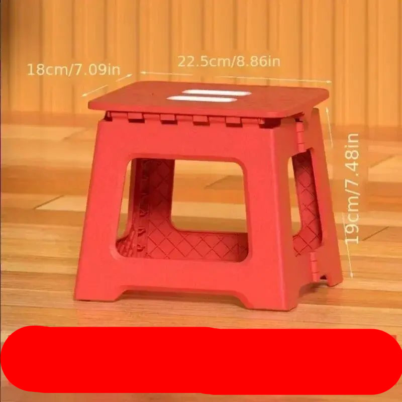 New Adult Children Portable Folding Stool Thickened Plastic Saddle Chair for Outdoor Activities and Fishing Gifts Party Favors - Checkouts UK