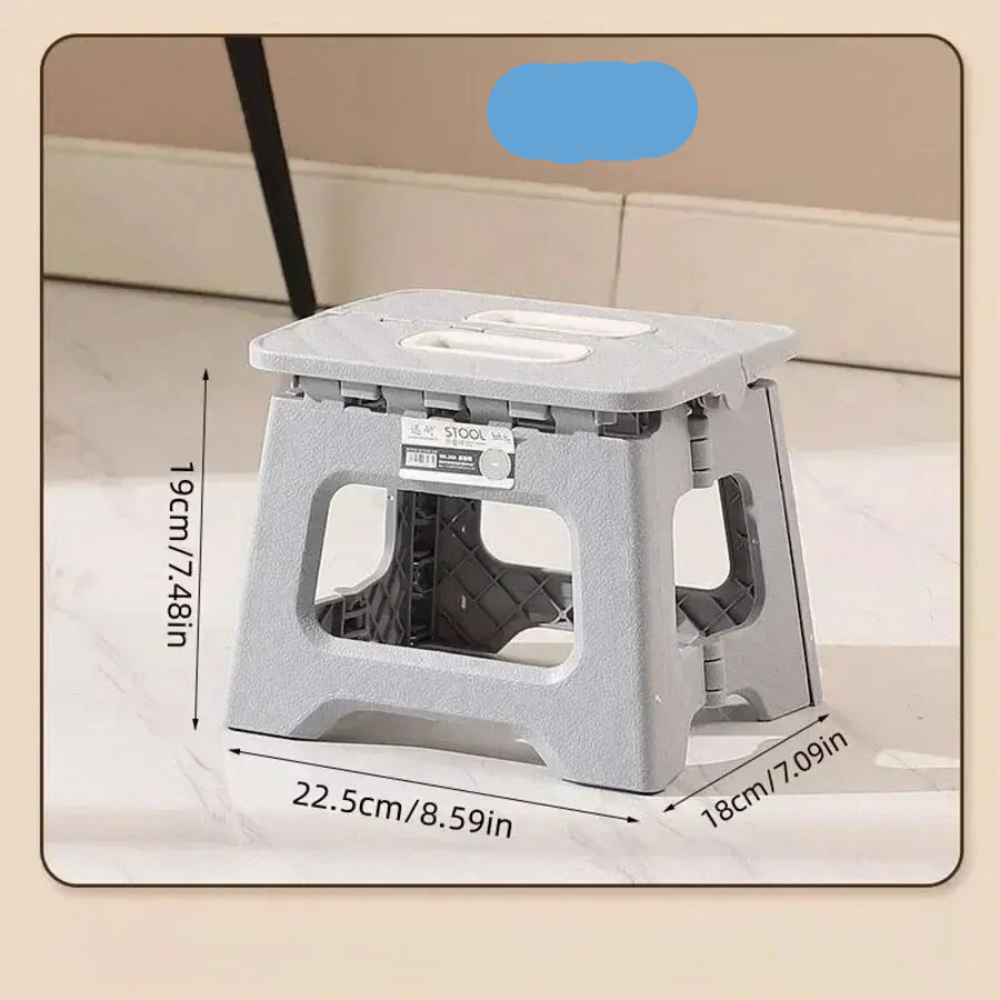 New Adult Children Portable Folding Stool Thickened Plastic Saddle Chair for Outdoor Activities and Fishing Gifts Party Favors - Checkouts UK