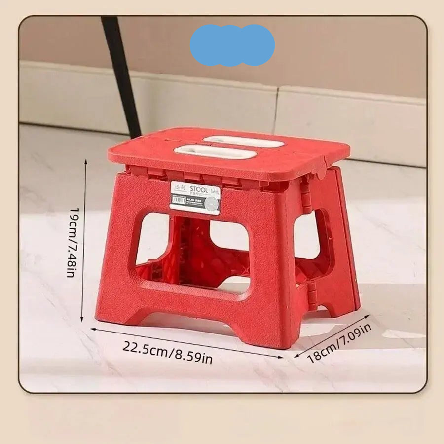 New Adult Children Portable Folding Stool Thickened Plastic Saddle Chair for Outdoor Activities and Fishing Gifts Party Favors - Checkouts UK