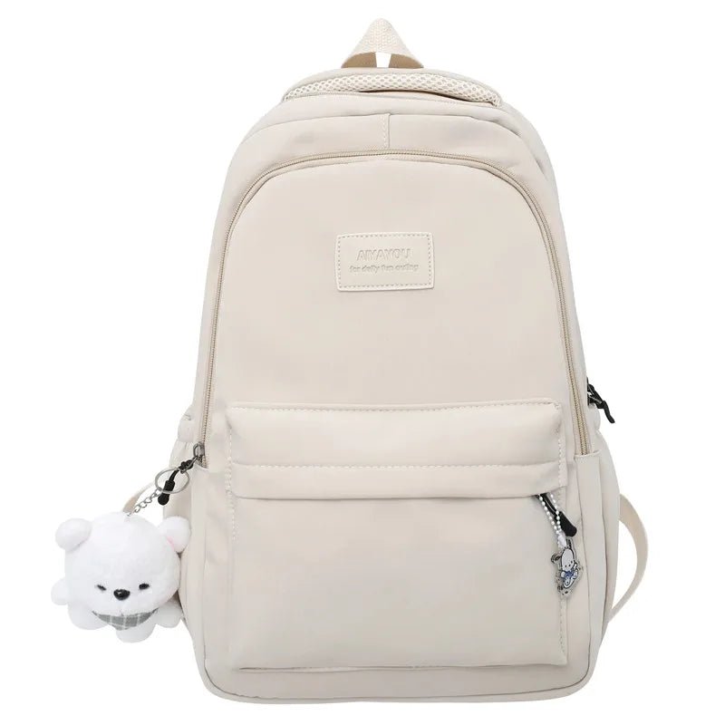New Female Fashion Lady High Capacity Waterproof College Backpack Trendy Women Laptop School Bags Cute Girl Travel Book Bag Cool - Checkouts UK