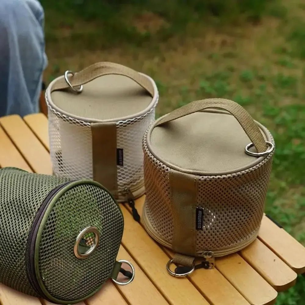 Outdoor Camping Tissue Case Roll Paper Storage Bag With Hook Portable Tissue Holder Tent Hanging Napkin Holder Camping Supplies - Checkouts UK