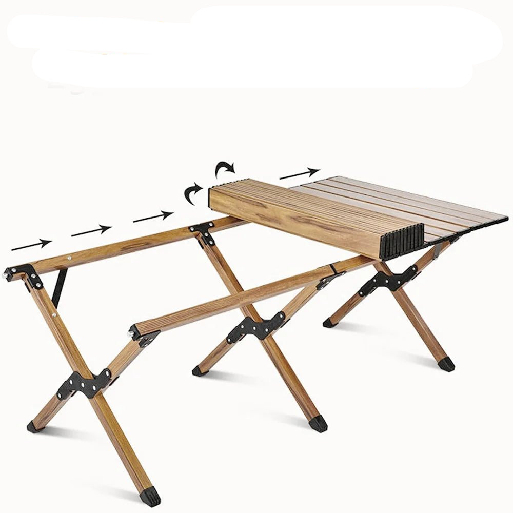 Outdoor Folding Table Camping Table Portable Table for Picnic Camping Hiking Travel BBQ with Carrying Bag - Checkouts UK