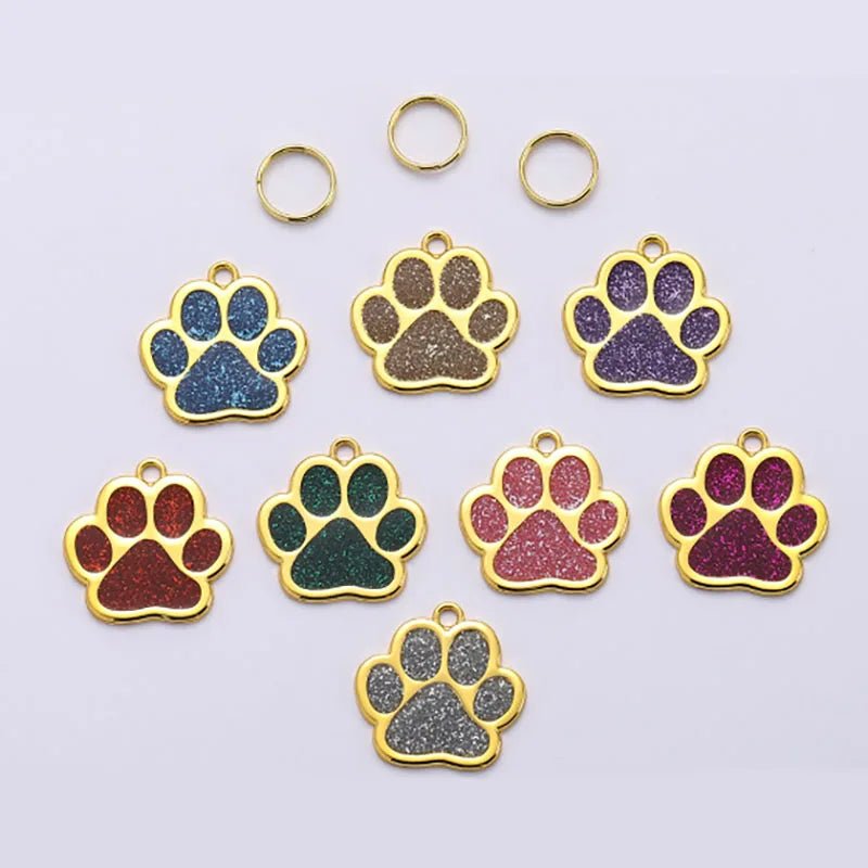 Personalized Pet Engraving ID Name Tag Dog Anti - lost Custom Collar Leash Accessories Cat ID Phone Tag Pendant Puppy Decorations - Furbury