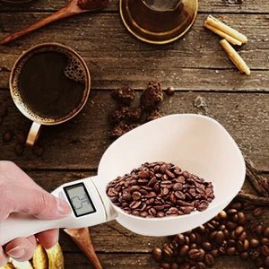 Pet Food Measuring Scoop Electronic Dog Cat Food Measuring Cup Digital Spoon Scale Kitchen Food Scale with LED Display - Checkouts UK