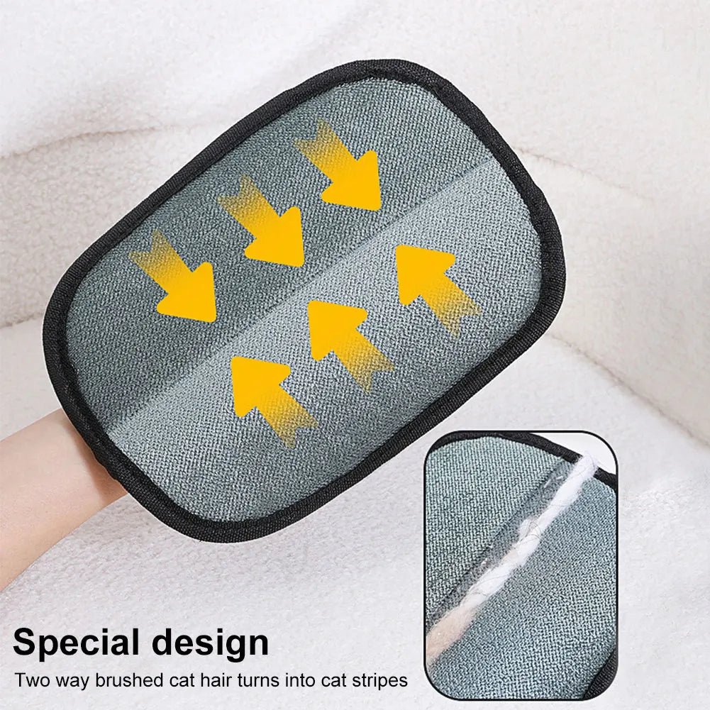 Pet Grooming Gloves Deshedding Brush Glove for Dog Cat Rabbit with Long/Short/Curly Hair - Checkouts UK