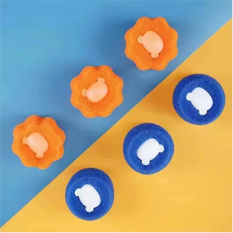 Pet Hair Remover Reusable Ball Wool Sticker Cat Hair Remover Pet Fur Lint Catcher Cleaning Tools Laundry Washing Machine Filter - Furbury