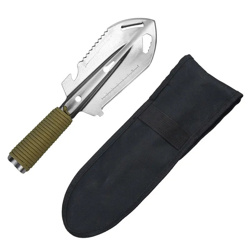 Portable Camping Hiking Traveling Pinic Shovel Multifunctional Ordnance Shovel Survival Outdoor Equipment Garden Tool Shovel - Checkouts UK