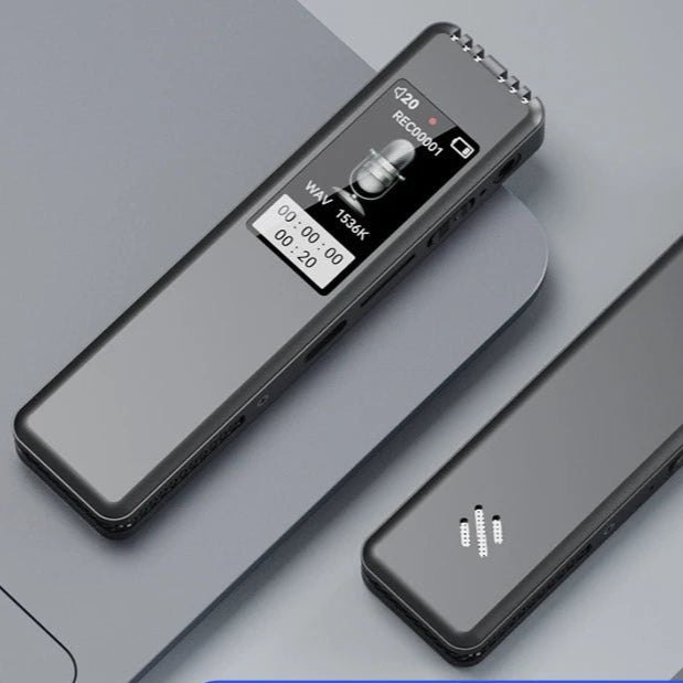 Portable Digital Voice Recorder Pen Max Support 128G SD Card MP3 Player Audio Recorder With 512Kbps Recording Work Interviews - Checkouts UK