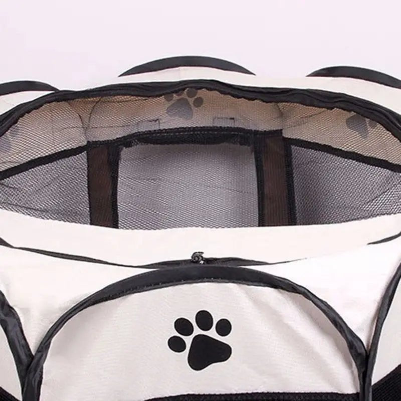 Portable Foldable Pet Tent Kennel Octagonal Fence Puppy Shelter Easy To Use Outdoor Easy Operation Large Dog Cages Cat Fences - Furbury