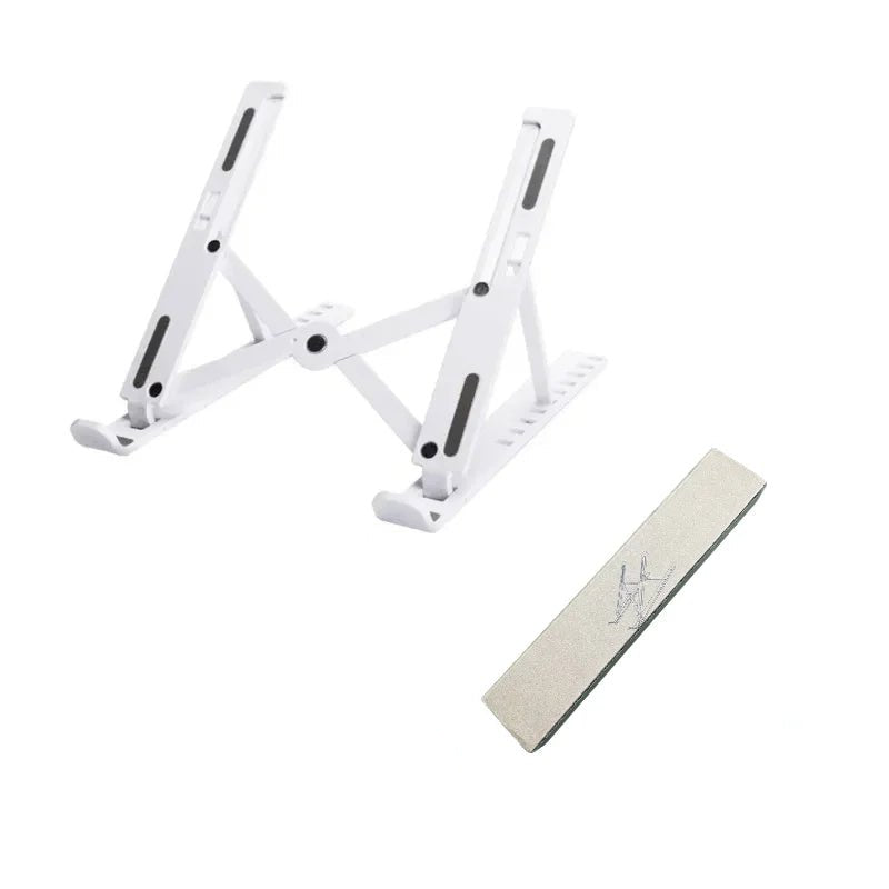 Portable Laptop Stand 7/10 Gears Foldable ABS Tablet for Macbook Apple Air Pro Lenovo Samsung Bracket Universal Pad PC Holder - Checkouts UK