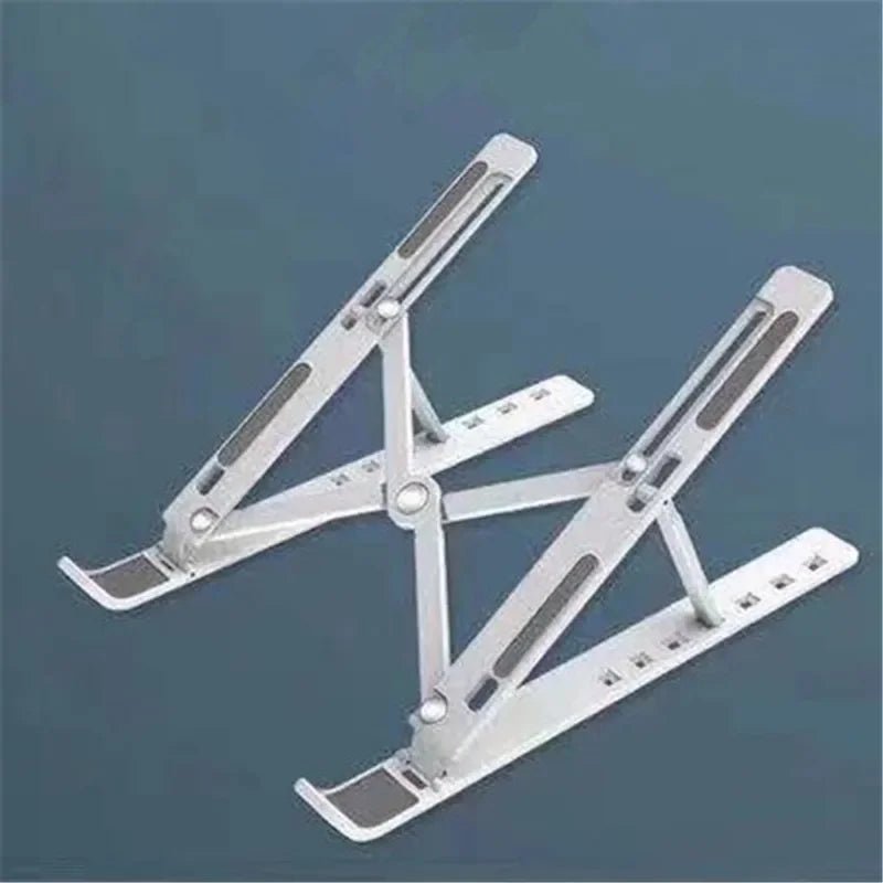 Portable Laptop Stand 7/10 Gears Foldable ABS Tablet for Macbook Apple Air Pro Lenovo Samsung Bracket Universal Pad PC Holder - Checkouts UK