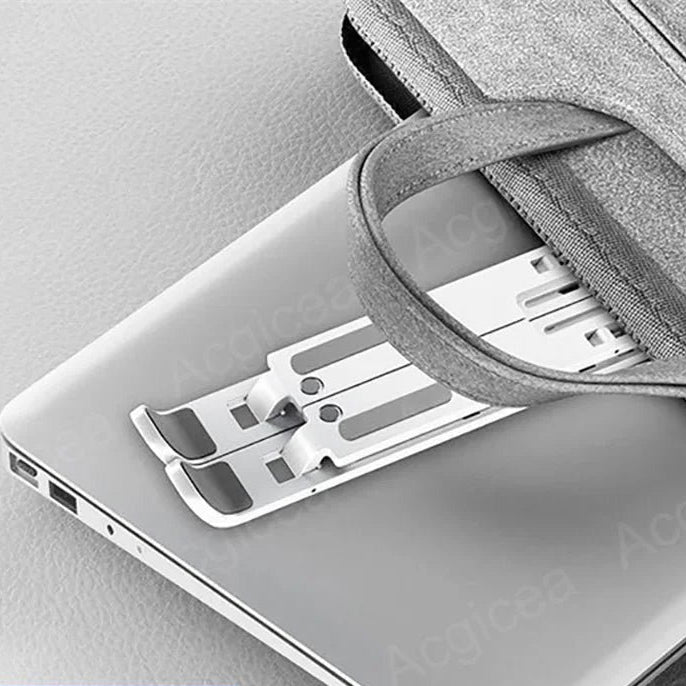 Portable Laptop Stand 7/10 Gears Foldable ABS Tablet for Macbook Apple Air Pro Lenovo Samsung Bracket Universal Pad PC Holder - Checkouts UK