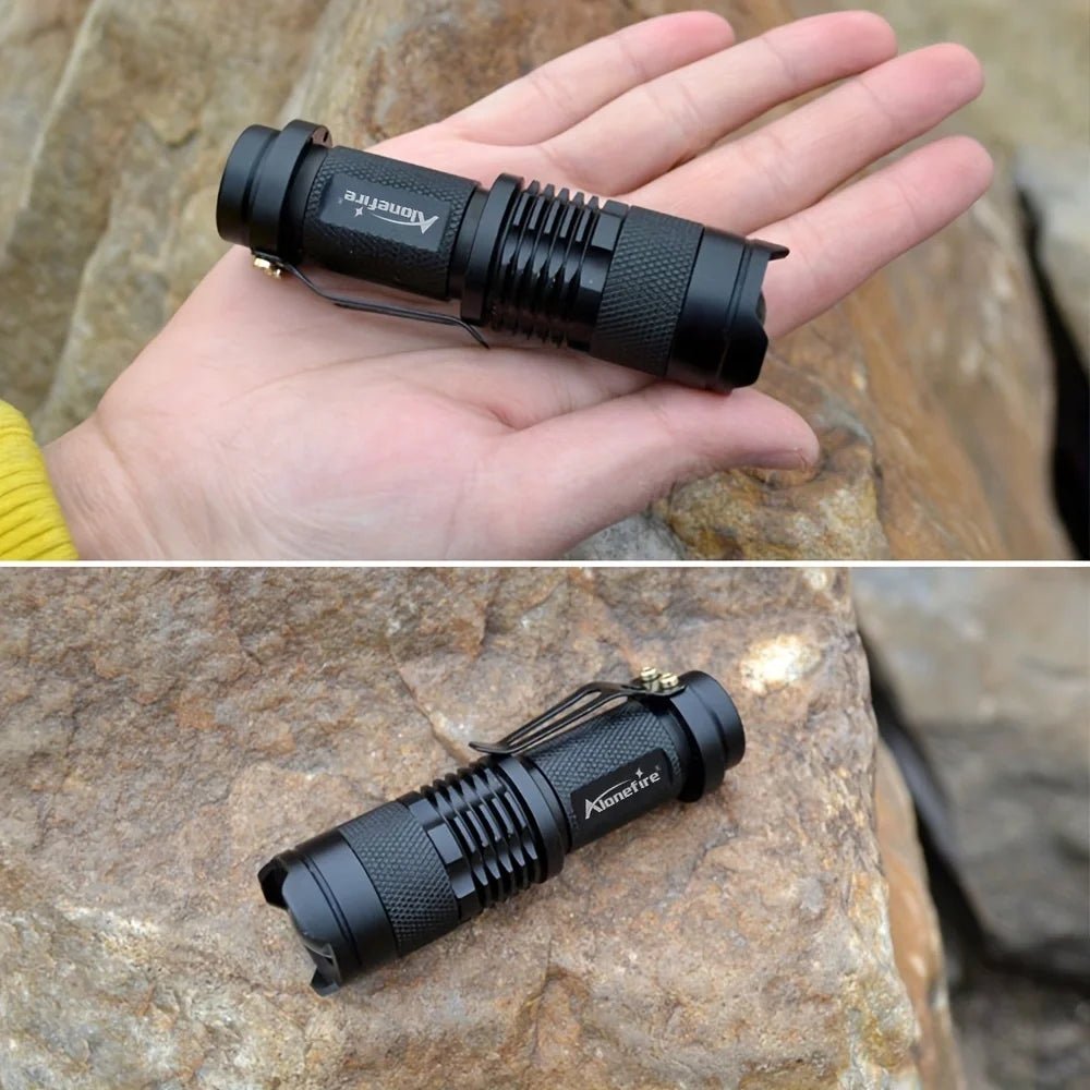 Ring Flashlight Work Backpack Lamp Outdoor Hike Climb Pack Light Holder Water Pipe Pole Tool Clamp Shoulder Tape Clip - Checkouts UK
