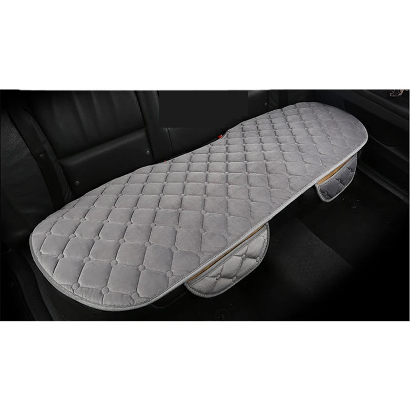 SEAMETAL Plush Car Seat Cover Anti Slip Soft Seat Cushion Auto Chair Protector Pad Universal for Sedan Suv Pick - up Truck - Checkouts UK
