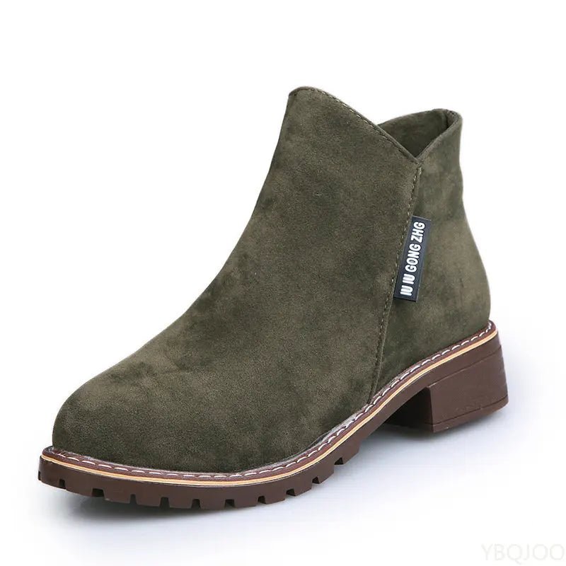 Shoes Women Fashion Thick Sole Ankle Boots Comfortable Plus Size Snow Boots for Women Female Platform Boots Botas De Mujer 2023 - Checkouts UK