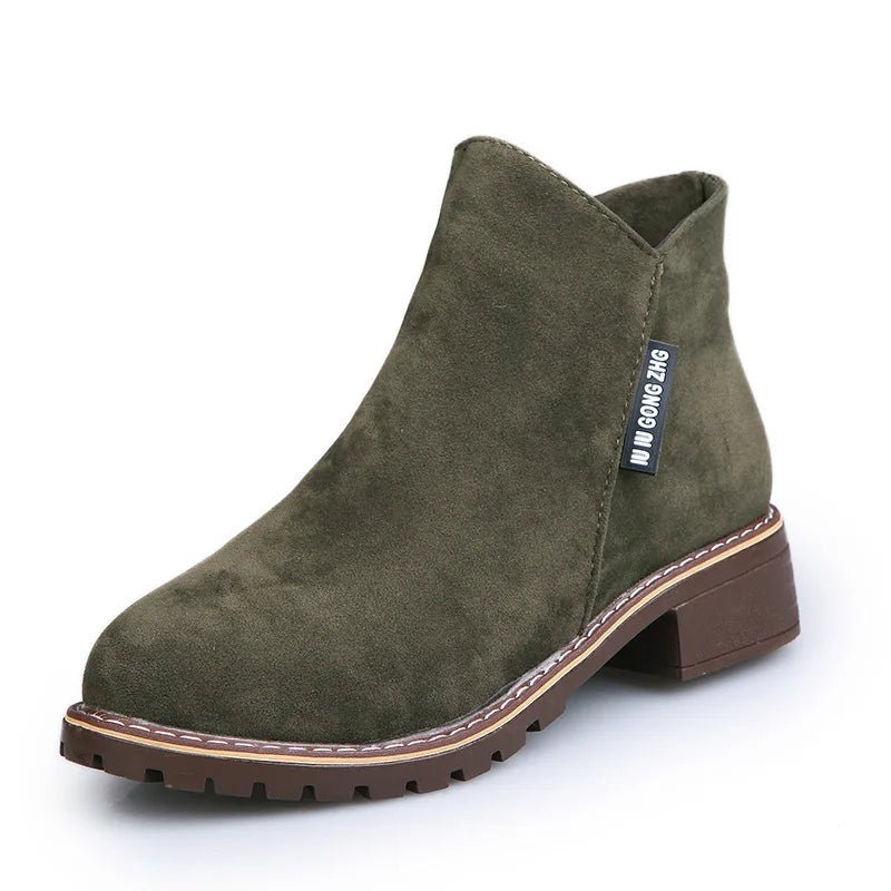 Shoes Women Fashion Thick Sole Ankle Boots Comfortable Plus Size Snow Boots for Women Female Platform Boots Botas De Mujer 2023 - Checkouts UK